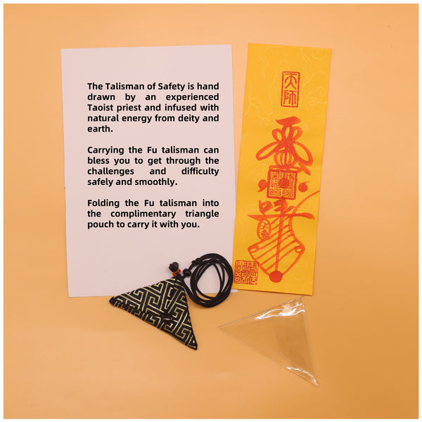 5-Piece Health or Safety Fu Talisman Gift Set