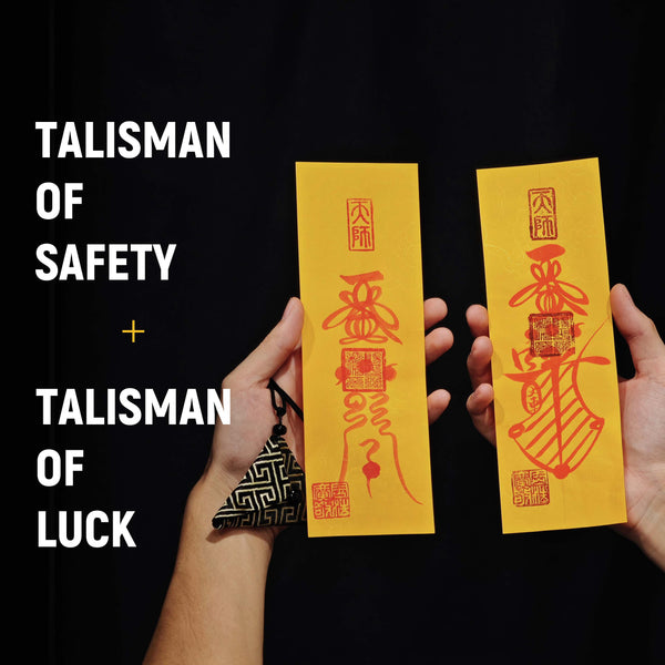 Luck & Safety Dual Fu Talisman Set: Change of Luck and Stable Life Energy