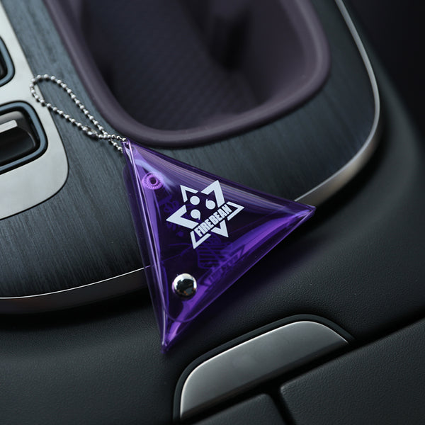 The Purple Auspicious Triangle Talisman Pouch