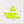 Yellow and Green Auspicious Triangle Talisman Pouch